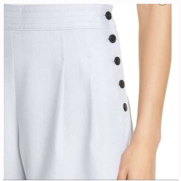 Club Monaco Lettee Button Flare Shorts - Picture 4 of 7